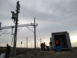 Katenar Hattı Trafo Montajı